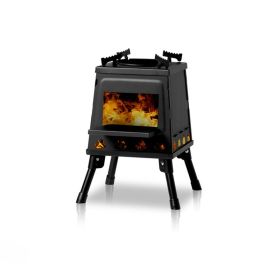 Outdoor Portable Folding Charcoal BBQ Grill Stove - Black - BBQ Grill Outdoor Portable Folding Charcoal BBQ Grill Stove - Black - BBQ Grill